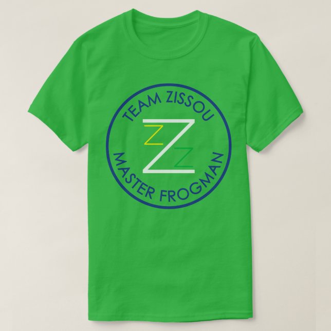 Team Zissou Master Frogman T-Shirt (Design Front)
