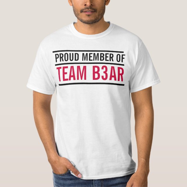TEAMB3AR MEMBER VALUE SHIRT (Front)