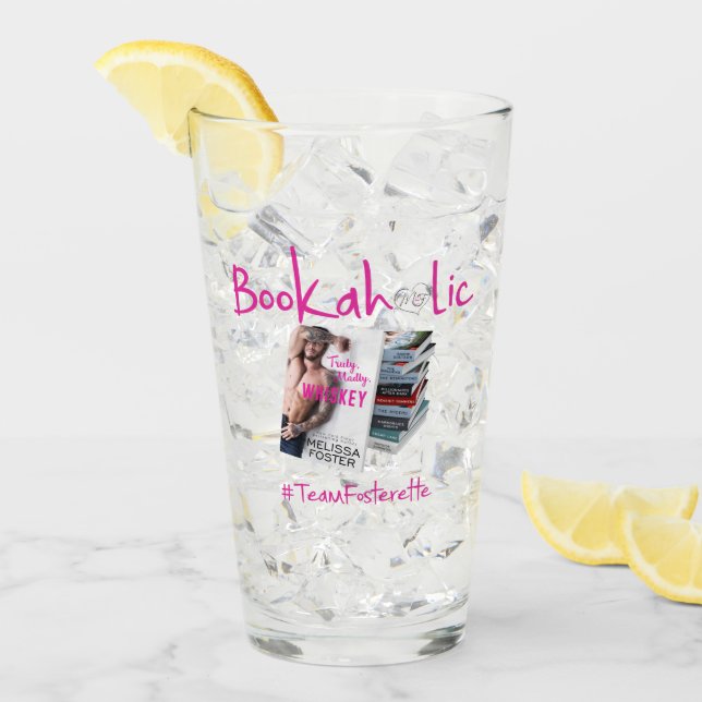#TeamFosterette Bookaholic Drinking Glass (Front Ice)