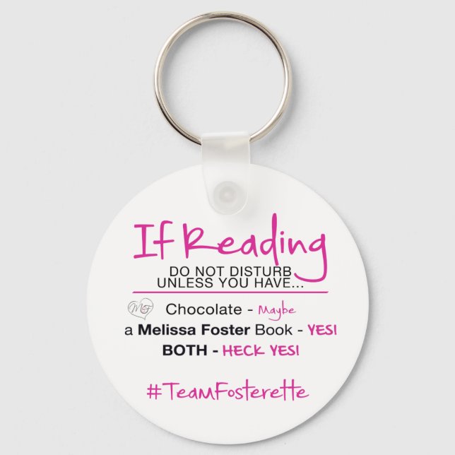 #TeamFosterette Do Not Disturb Keychain (Front)