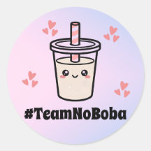 #TeamNoBoba No Balls Bubble Tea Boba Gender Reveal