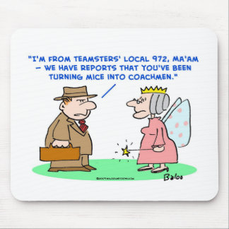teamsters mice coachmen cinderella mouse pad