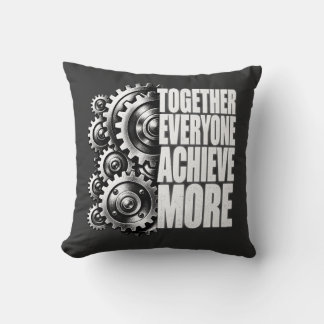 Teamwork Acronym Together Everyone Achieve More Ge Cushion