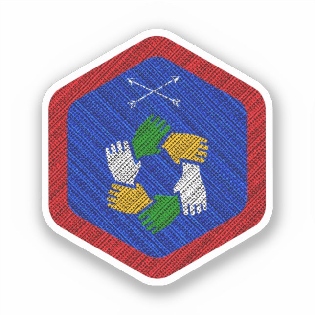 Teamwork Award Badge Vinyl (Front)