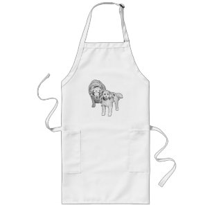 Teamwork, Cheerful Kitchen Long Apron