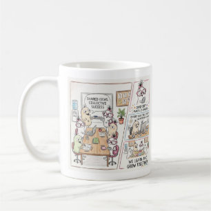 Teamwork Comic Funny HR Office Employee Gift Mug