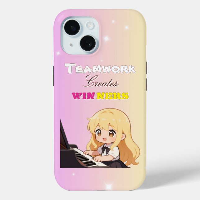 Teamwork creates winners 2 Case-Mate iPhone case (Back)