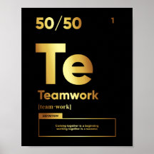 Teamwork Definition | Motivational Poster