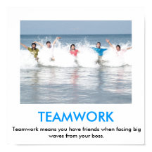 TEAMWORK demotivational poster