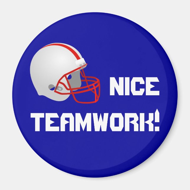Teamwork - Football Magnet (Front)