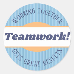 Teamwork great job employee recognition stickers