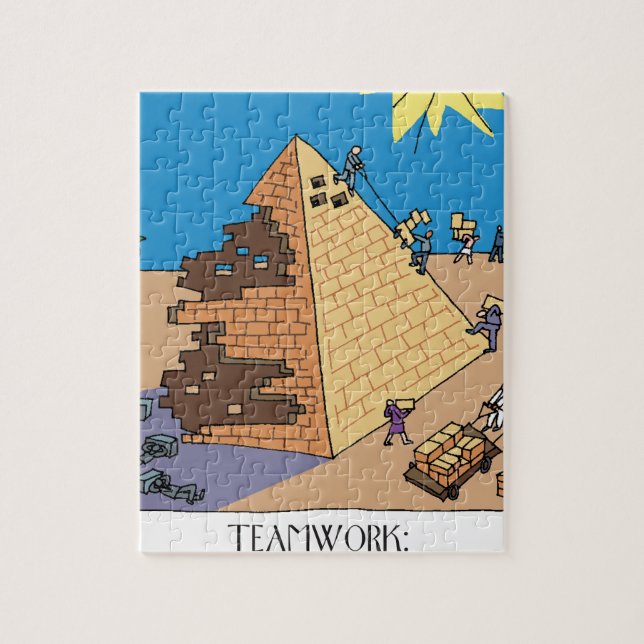 Teamwork Jigsaw Puzzle (Vertical)