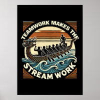 Teamwork Makes the Stream Work, Dragon Boat Racing
