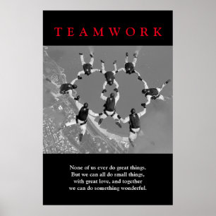 Teamwork Motivational Inspirational Poster
