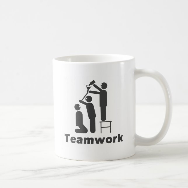 Teamwork - Motivational Merchandise Coffee Mug (Right)