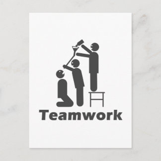 Teamwork - Motivational Merchandise Postcard