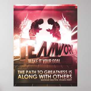 TEAMWORK - MOTIVATIONAL POSTER