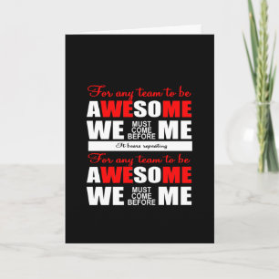 teamwork motivational quote card