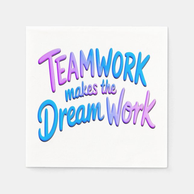 Teamwork Napkin (Front)