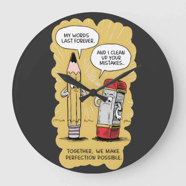 Teamwork Triumph Large Clock (Front)