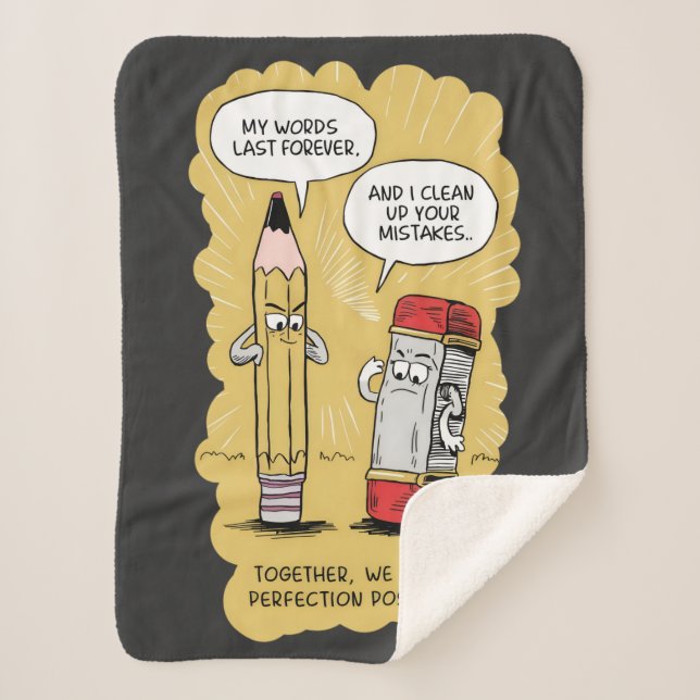 Teamwork Triumph Sherpa Blanket (Front)