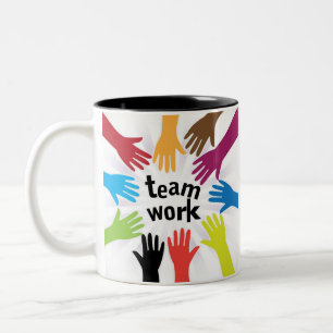 TeamWork Two-Tone Coffee Mug