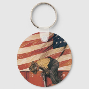 Teamwork Wins Key Ring