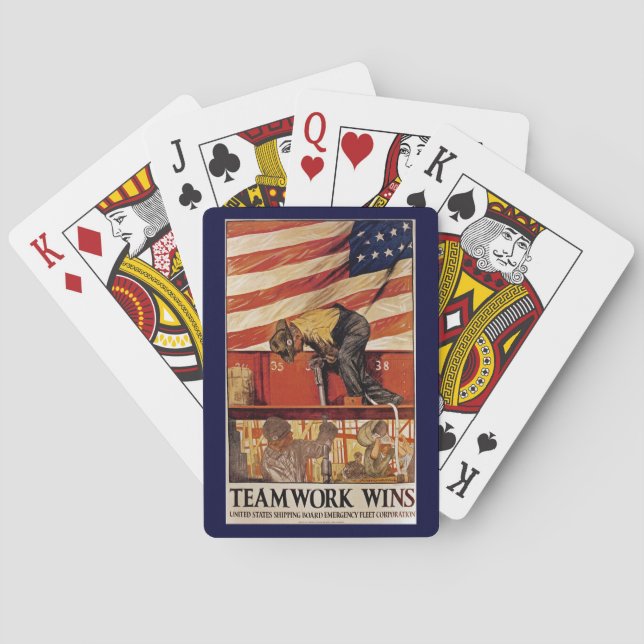 TeamWork Wins Playing Cards (Back)