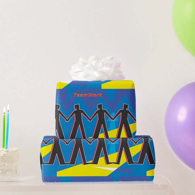 Teamwork Wrapping Paper (Creator Uploaded)