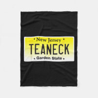 Teaneck New Jersey Hometown Nj License Plate Graph