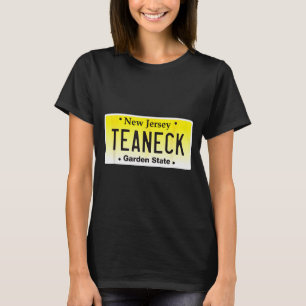 Teaneck New Jersey Hometown Nj License Plate Graph T-Shirt
