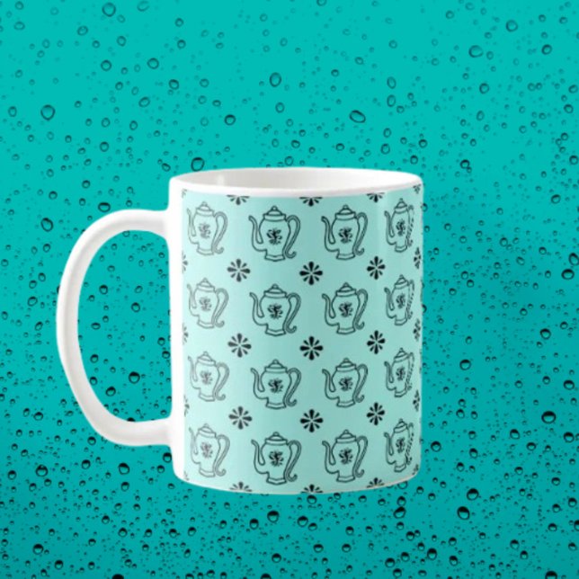 Teapot and Botanical Coffee Mug (Creator Uploaded)