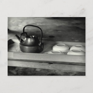 Teapot and Bowls Postcard