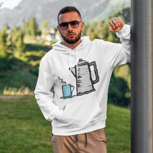 Teapot And Cup Hoodie