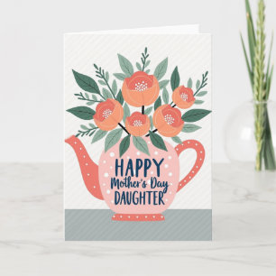 Teapot Blooms Mothers Day Card