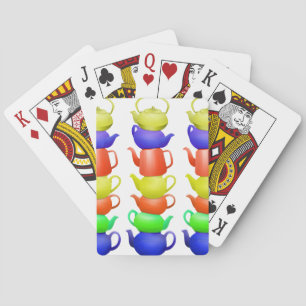 Teapot collection playing cards