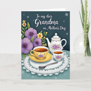 Teapot Mothers Day Love Card