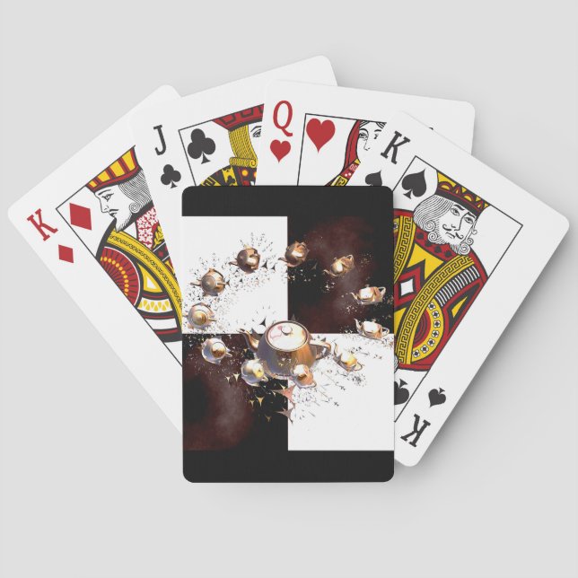 Teapot Party Playing Cards (Back)