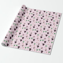 Teapot pattern wraping paper