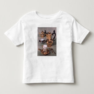 Teapot, sugar bowl, chocolate pot and mug toddler T-Shirt