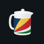 Teapot with Seychelles Colours Design<br><div class="desc">Add a vibrant touch to your tea time with this elegant teapot featuring a Seychelles Colours design! Crafted with attention to detail, this teapot is more than just a functional kitchen item—it’s a statement of style and cultural expression. The bold Seychelles-inspired colours create a striking and modern aesthetic, making it...</div>