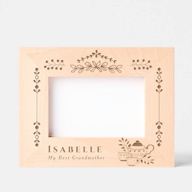 Teapots and Cups  Etched Frames (Front)