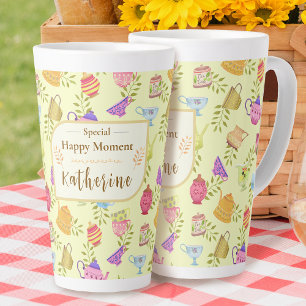Teapots and Cups Garden Yellow