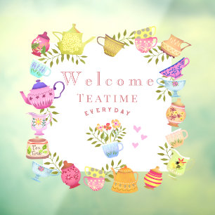 Teapots and Cups Welcome