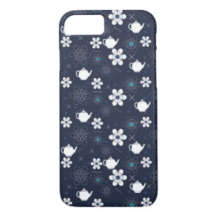 Teapots and Flowers iPhone 8/7 Case