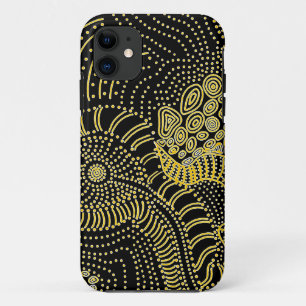 Tear Across Dotted Line - Aboriginal Graphic iPhone 11 Case