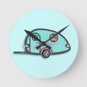 Tear Drop RV Trailer Clocks