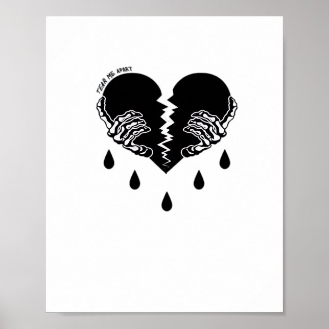 Tear Me Apart Classic Poster (Front)
