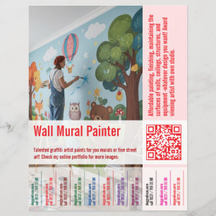 Tear-Off Flyer   Hiring Flyer for Painters & Decor