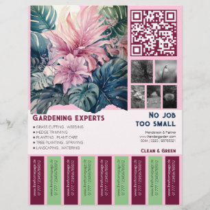 Tear Off Flyer square images tropical Gardening
